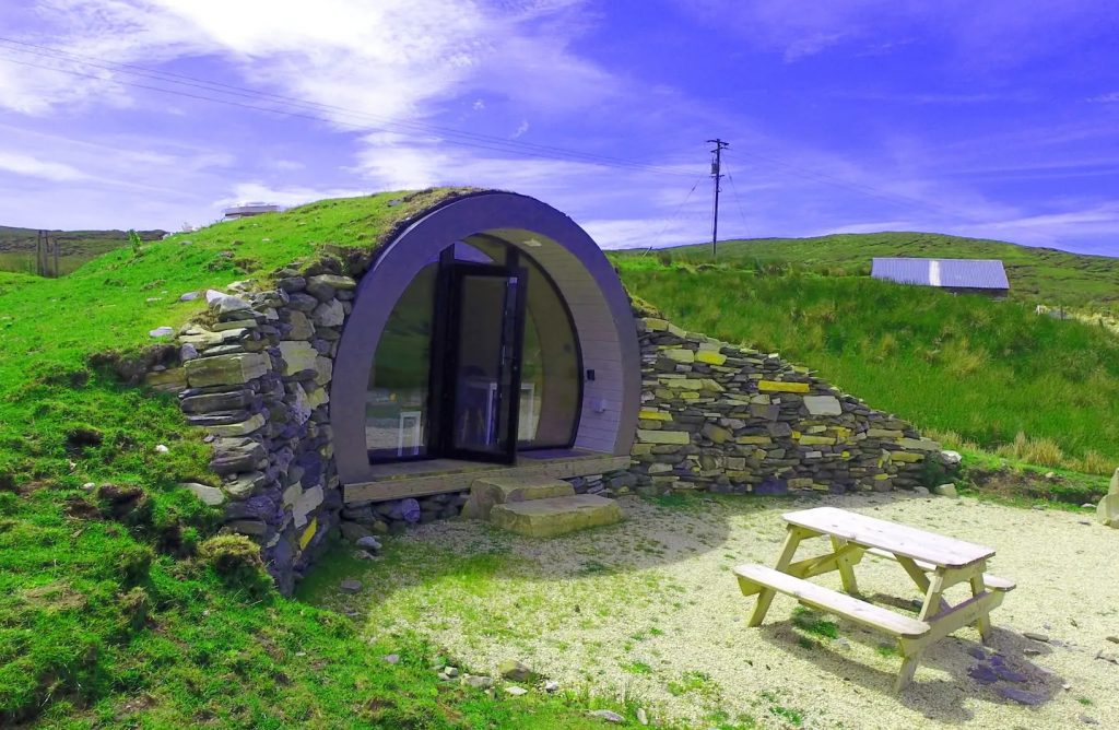 cabaña estilo Hobbit en Irlanda